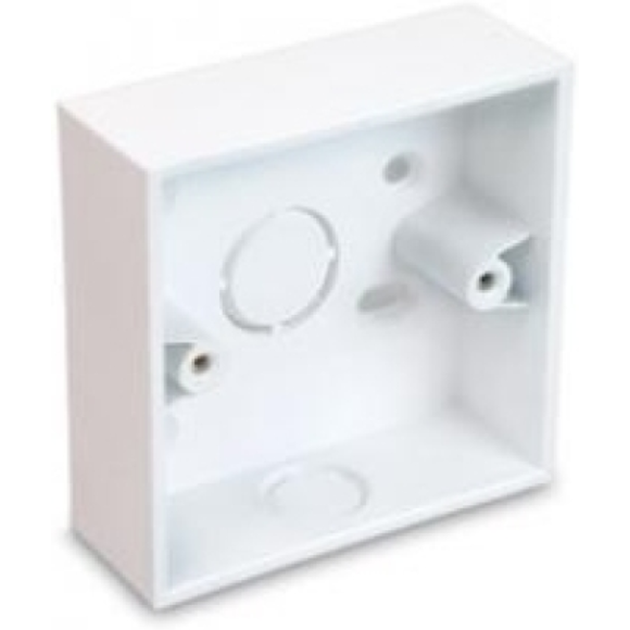 Univolt SFB1 1G PVC Pattress Box 32mm - White
