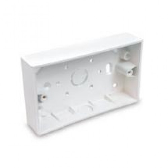 Univolt SFB2 2G PVC Pattress Box 32mm - White