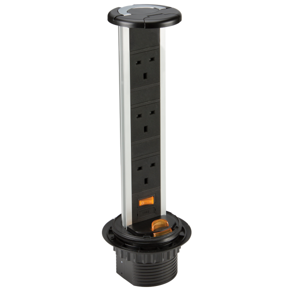 Knightsbridge SK006 3G Pop Up Socket 13A IP54