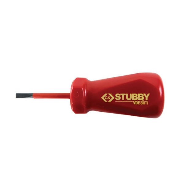 CK T48344-040 Stubby Slimline Slotted Screwdriver 4x46mm