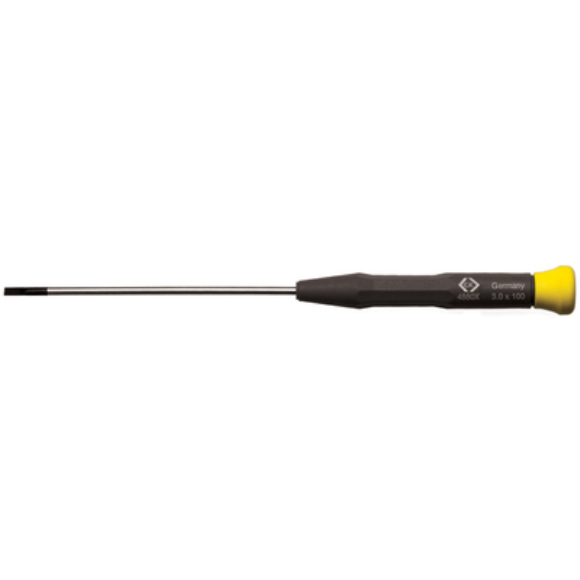 CK T4880X310 Slotted Precision Screwdriver 3x100mm