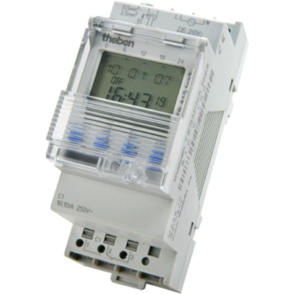 Timeguard TR 610 Single Channel (2 Module) 16A Digital Timeswitch