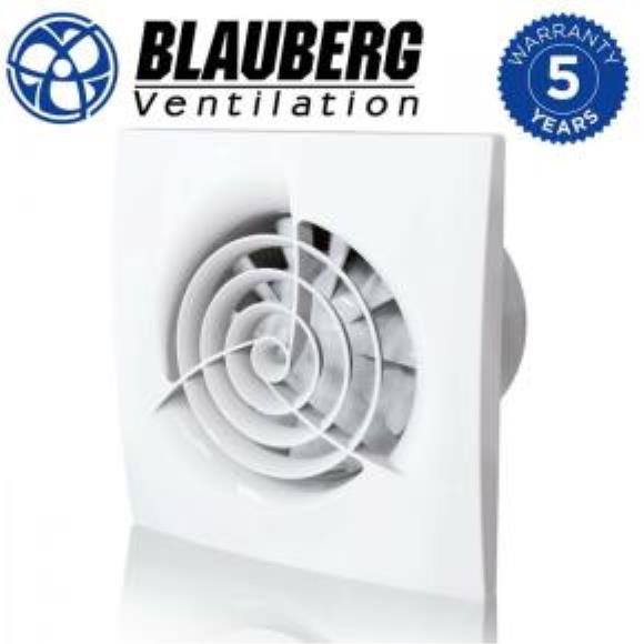 Blauberg TRIO150H Quiet Kitchen Fan with Humidity Sensor & Timer 150mm 6Inch