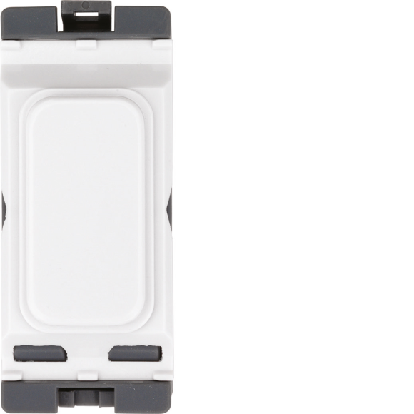 Hager Sollysta WMGB1 Grid Blank Module - White