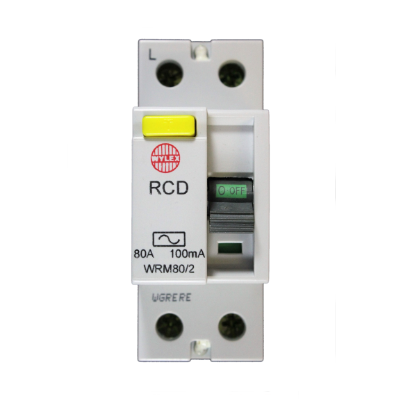 Wylex WRM80/2 RCD DP Type AC 80A 100mA